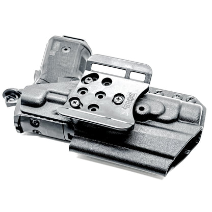 OWB holster for the Sig Sauer P211 GT4 and Streamlight TLR-1 HL or TLR-1 HP for Outside Waistband carry. Optics-ready and adjustable retention.