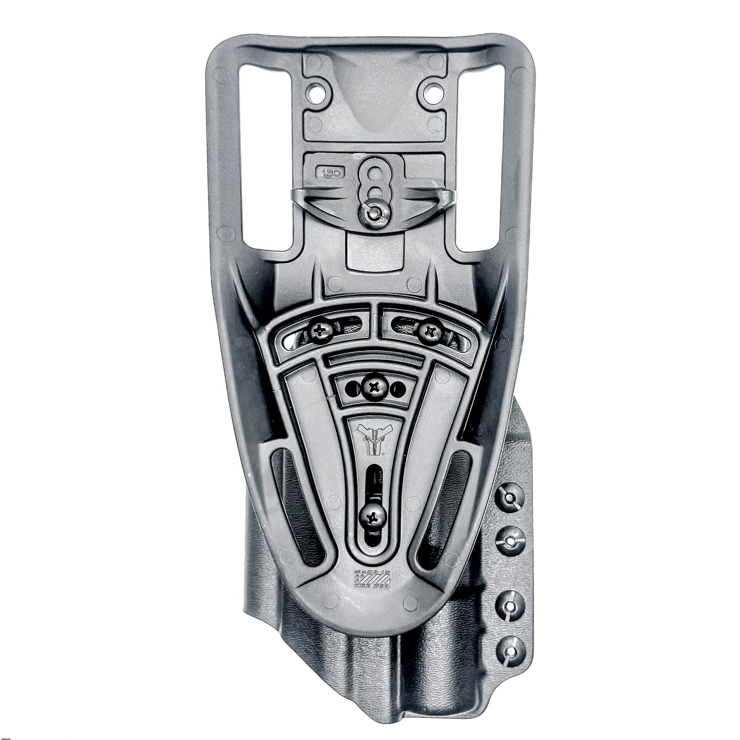 Sig Sauer P211 GT4 duty & competition holster with Surefire X300U-A/B.  Shown in black with a duty drop belt attachment and is precision-molded of .093" material for secure retention and smooth draws. Made in the USA.