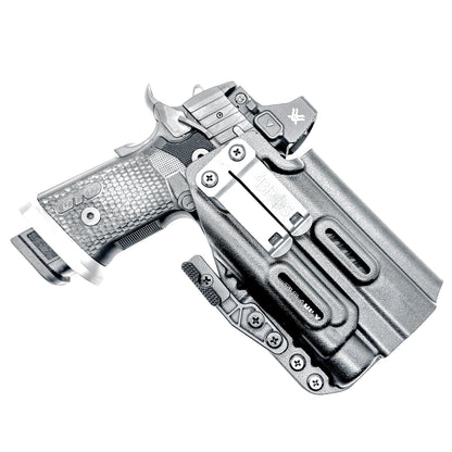 IWB holster for the Sig Sauer P211 GTO and Streamlight TLR-1 HL-X or TLR-1 HL-X USB for Inside Waistband concealed carry. Optics-ready and adjustable retention.
