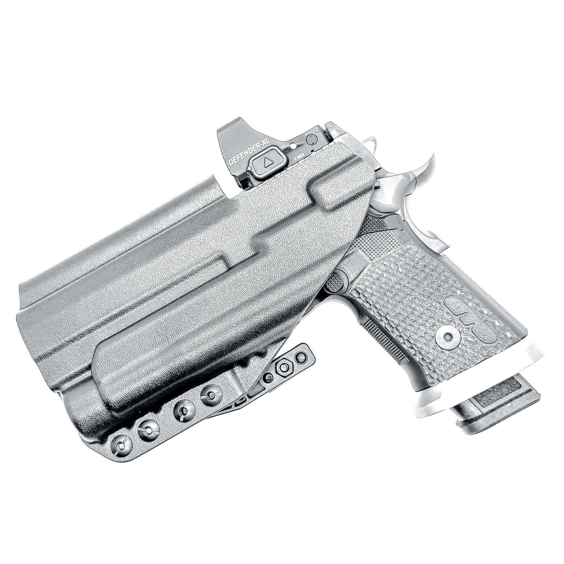 IWB holster for the Sig Sauer P211 GTO and Streamlight TLR-1 HL-X or TLR-1 HL-X USB for Inside Waistband concealed carry. Optics-ready and adjustable retention.
