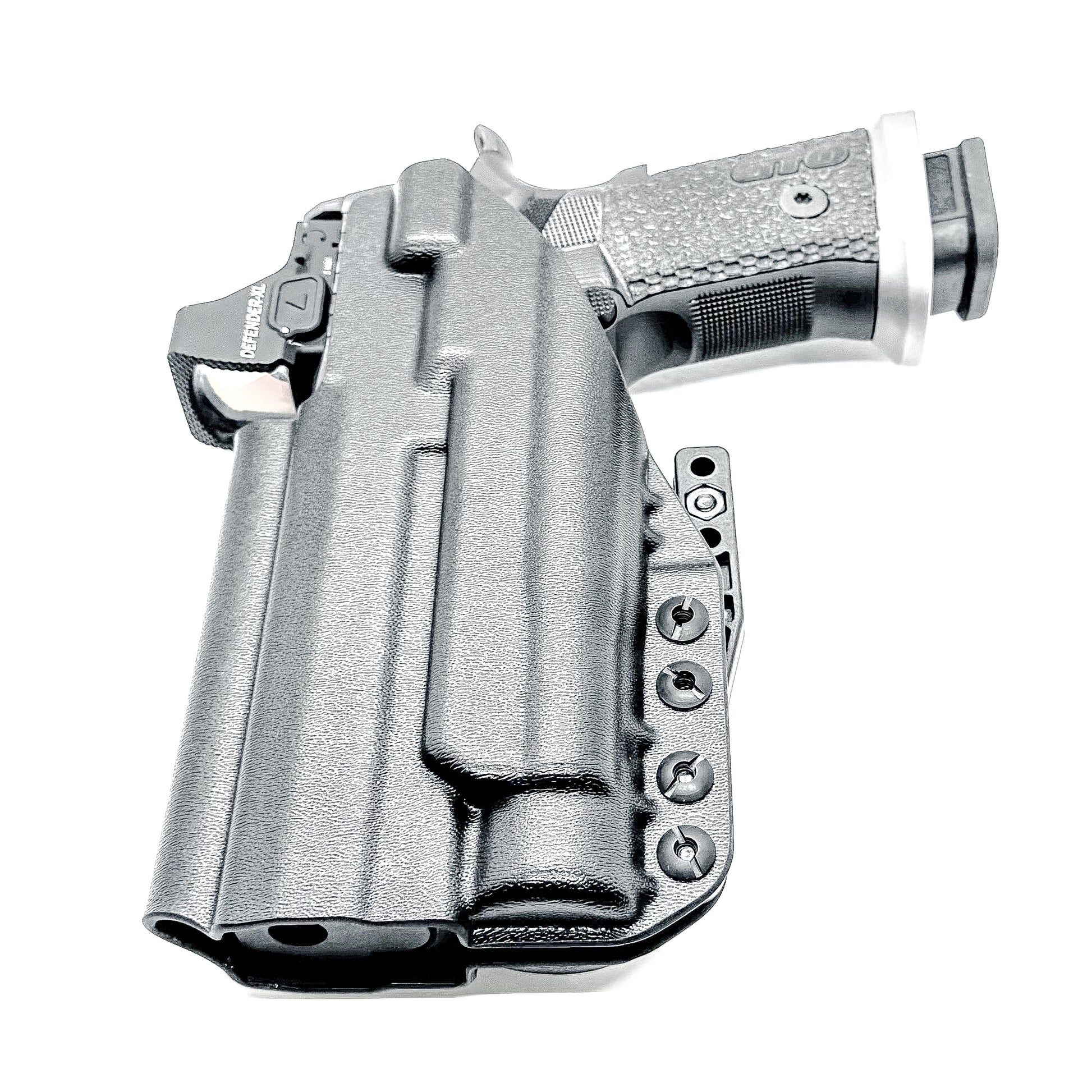 IWB holster for the Sig Sauer P211 GTO and Streamlight TLR-1 HL-X or TLR-1 HL-X USB for Inside Waistband concealed carry. Optics-ready and adjustable retention.
