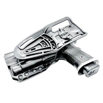 Light-Duty and Competition OWB holster for the Sig Sauer P211 GTO and Streamlight TLR-1 HL or TLR-1 HP for Outside Waistband range & competition use.