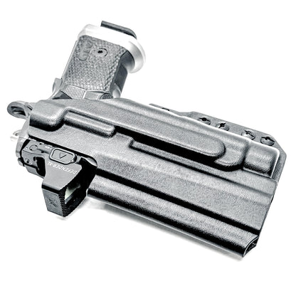 IWB holster for the Sig Sauer P211 GTO and Streamlight TLR-1 HL or TLR-1 HP for Inside Waistband concealed carry. Optics-ready and adjustable retention.