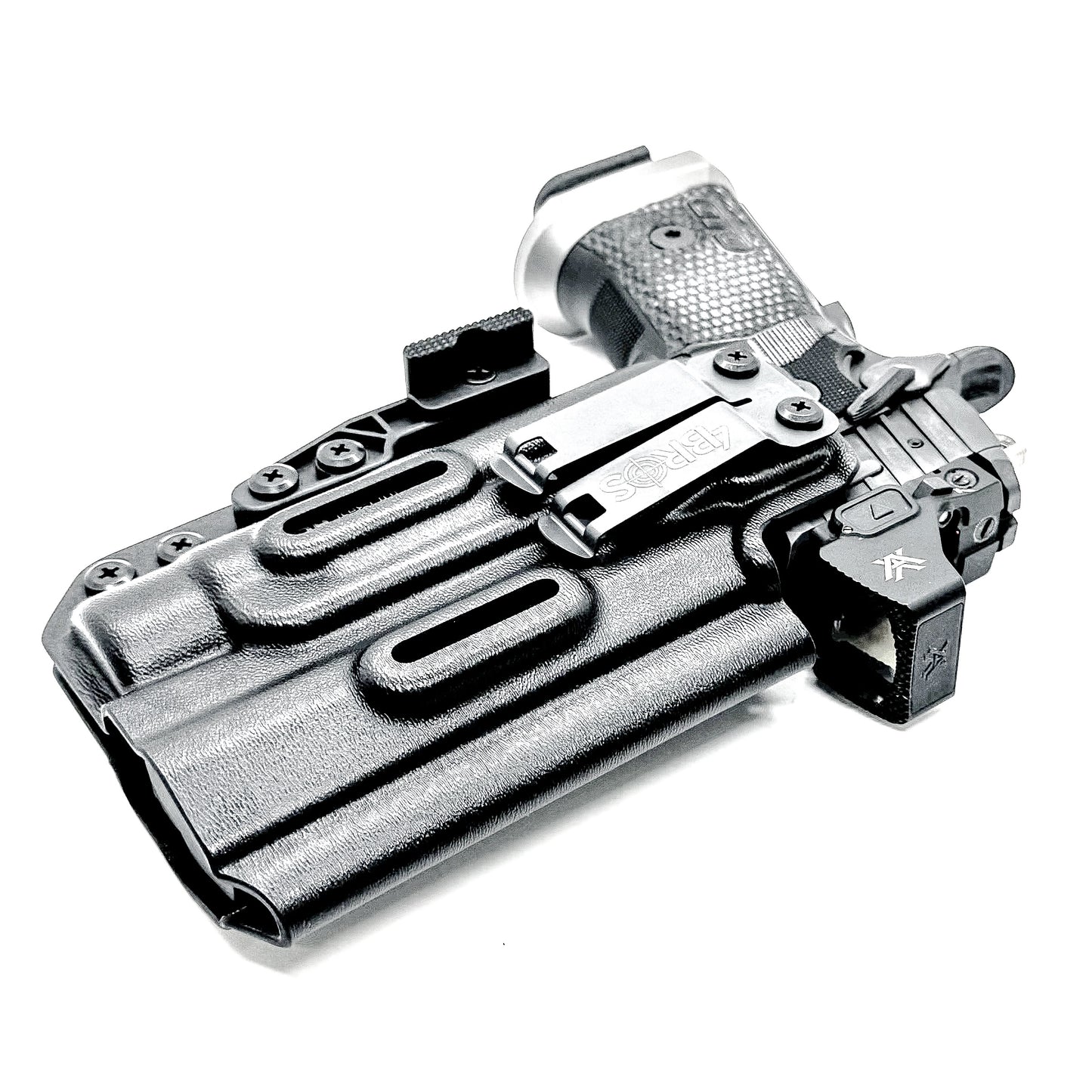 IWB holster for the Sig Sauer P211 GTO and Streamlight TLR-1 HL or TLR-1 HP for Inside Waistband concealed carry. Optics-ready and adjustable retention.