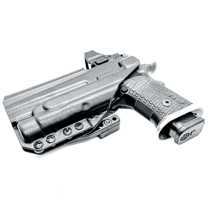 IWB holster for the Sig Sauer P211 GTO and Streamlight TLR-1 HL or TLR-1 HP for Inside Waistband concealed carry. Optics-ready and adjustable retention.