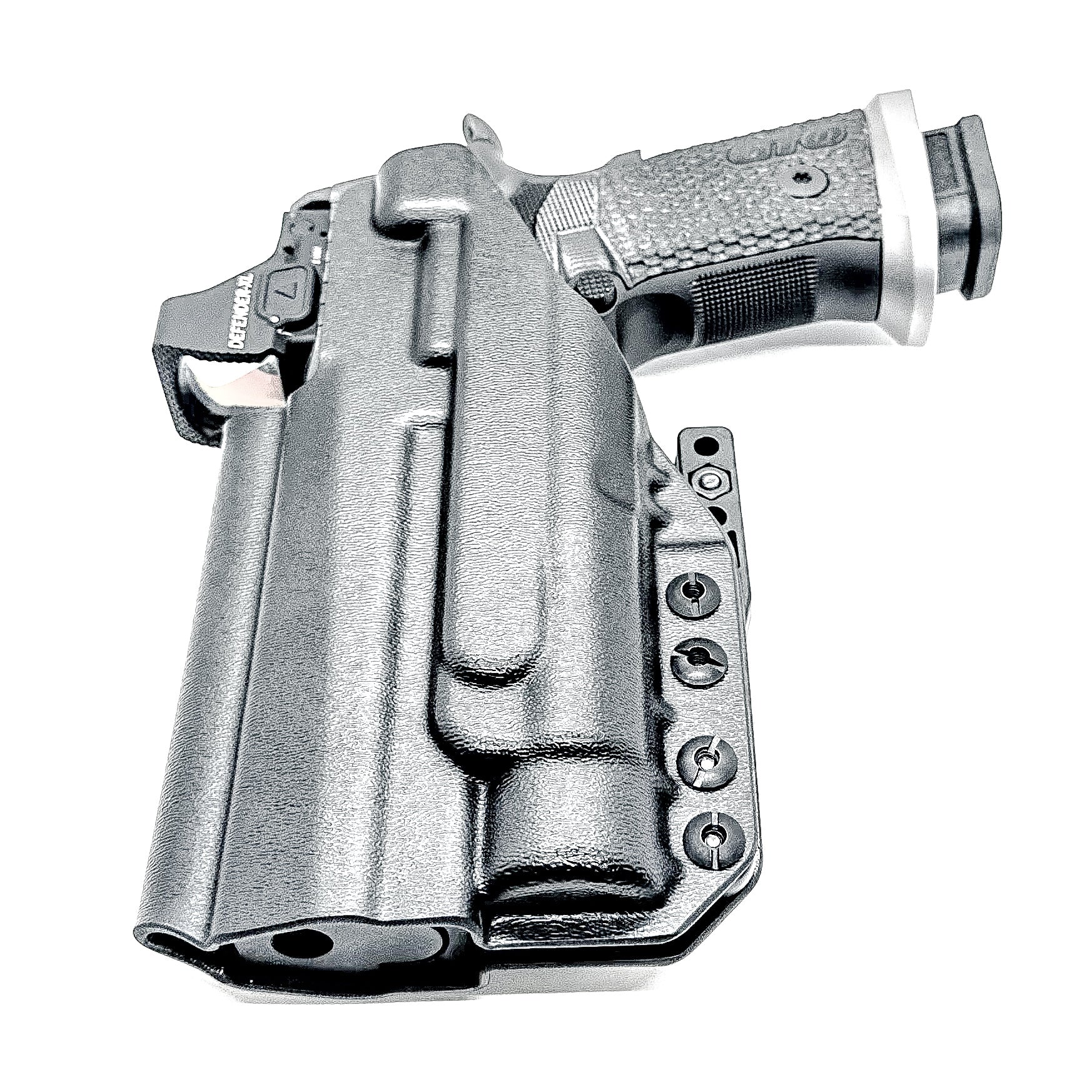 IWB holster for the Sig Sauer P211 GTO and Streamlight TLR-1 HL or TLR-1 HP for Inside Waistband concealed carry. Optics-ready and adjustable retention.