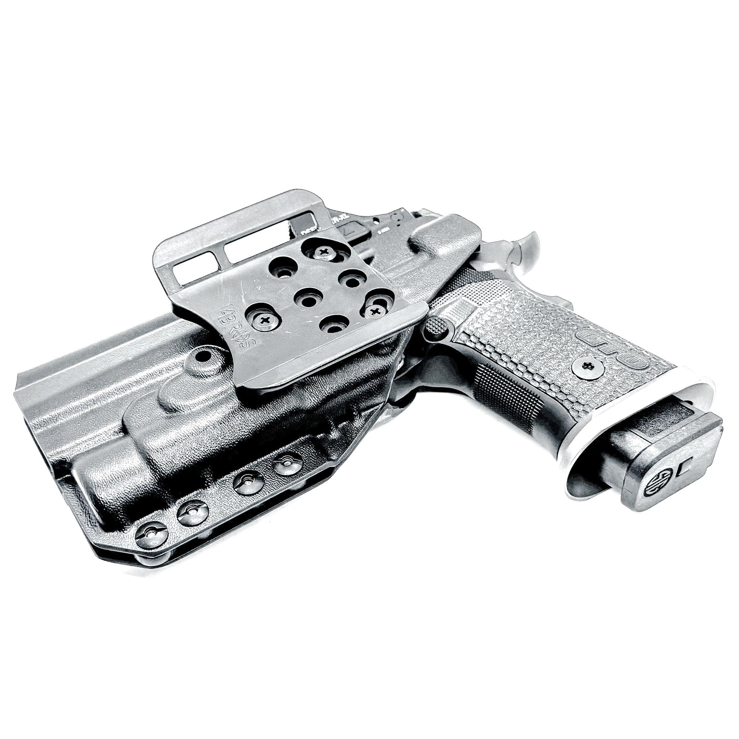 OWB holster for the Sig Sauer P211 GTO and Streamlight TLR-1 HL or TLR-1 HP for Outside Waistband carry. Optics-ready and adjustable retention.