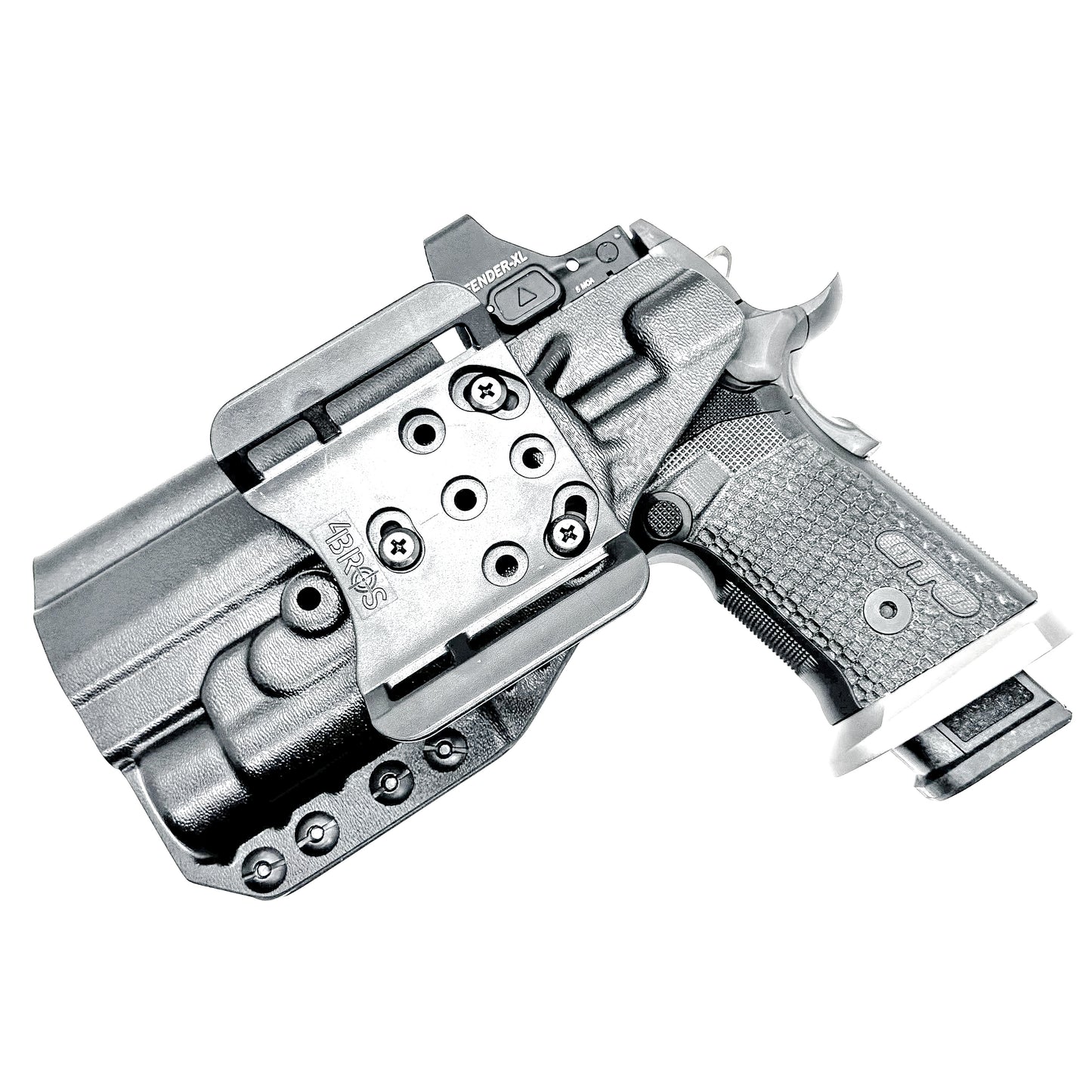 OWB holster for the Sig Sauer P211 GTO and Streamlight TLR-1 HL or TLR-1 HP for Outside Waistband carry. Optics-ready and adjustable retention.