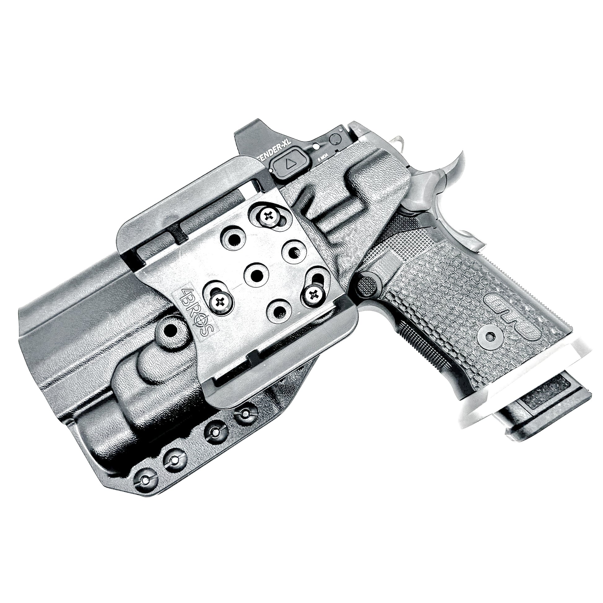 OWB holster for the Sig Sauer P211 GTO and Streamlight TLR-1 HL or TLR-1 HP for Outside Waistband carry. Optics-ready and adjustable retention.