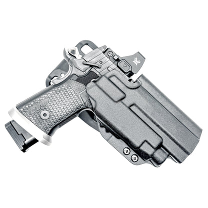 Sig Sauer P211 GTO duty & competition holster with Streamlight TLR-7 HL-X. Precision-molded .093" for secure retention and smooth draws. Made in the USA.