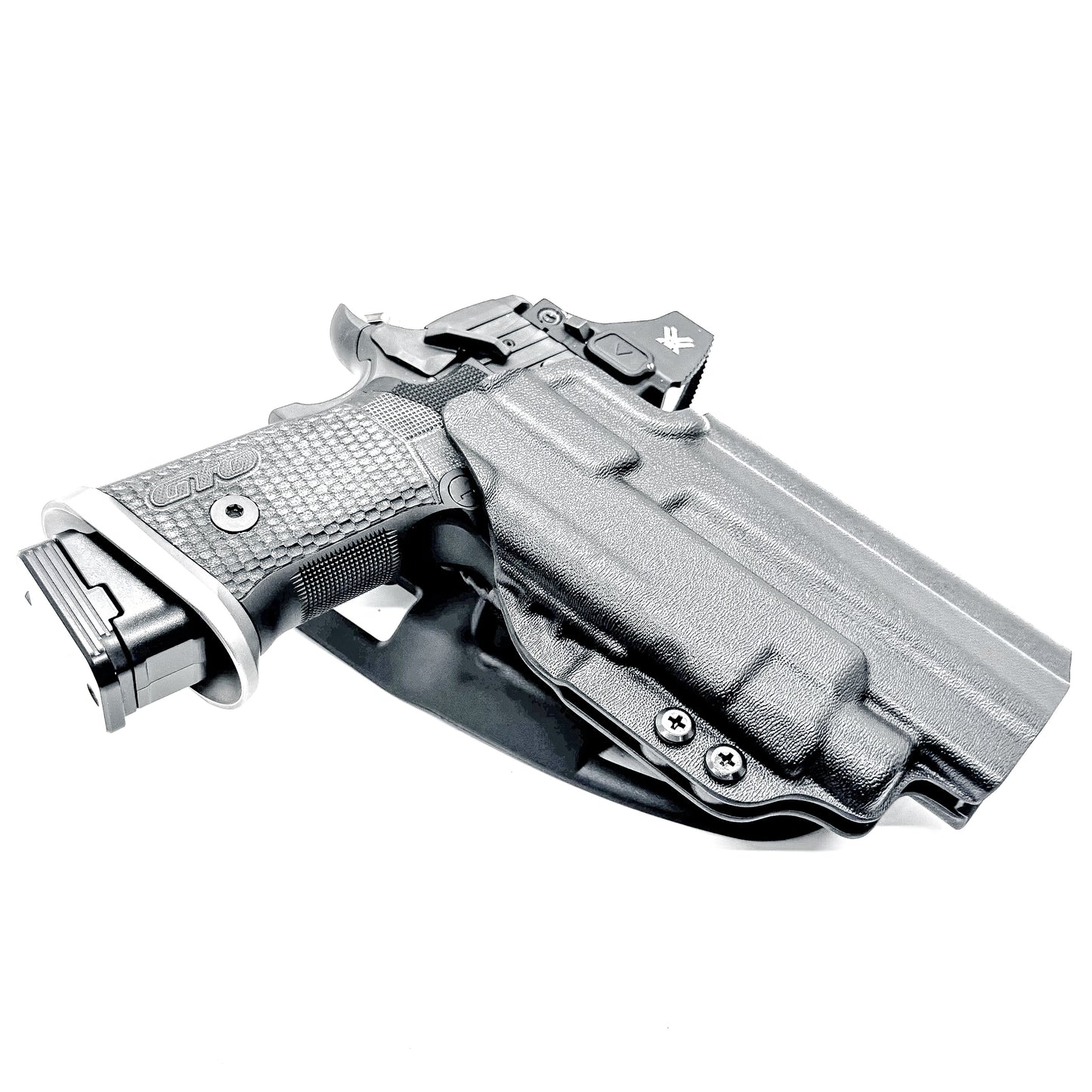 Sig Sauer P211 GTO duty & competition holster with Streamlight TLR-7 HL-X. Precision-molded .093" for secure retention and smooth draws. Made in the USA.