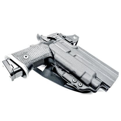 Sig Sauer P211 GTO duty & competition holster with Streamlight TLR-7 HL-X. Precision-molded .093" for secure retention and smooth draws. Made in the USA.