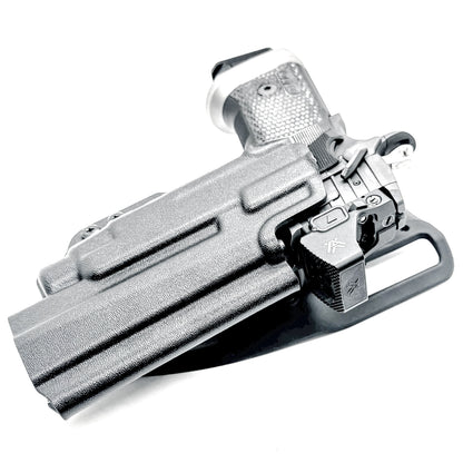 Sig Sauer P211 GTO duty & competition holster with Streamlight TLR-7 HL-X. Precision-molded .093" for secure retention and smooth draws. Made in the USA.