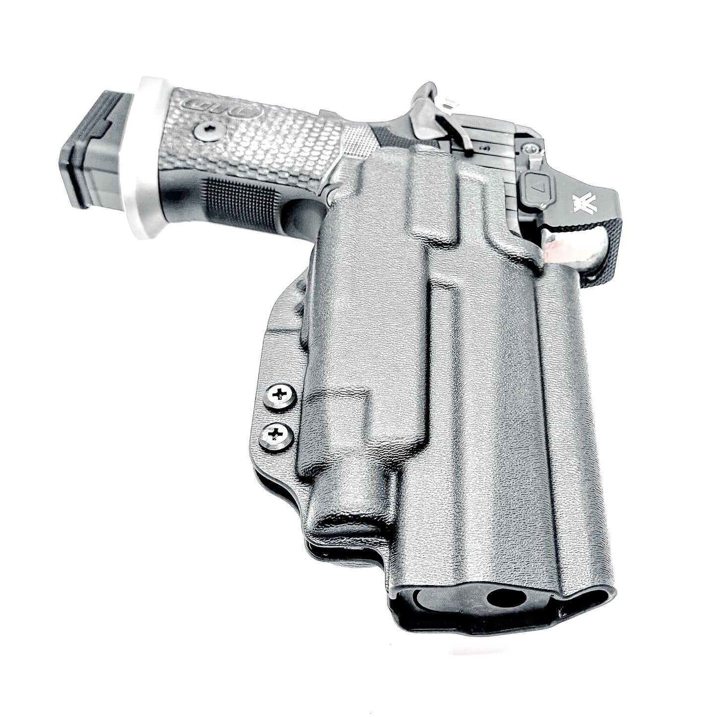 Sig Sauer P211 GTO & Streamlight TLR-7 HL-X OWB Kydex holster with precision-molded fit, adjustable retention, and tough .093" construction. Made in the USA.