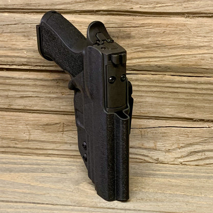 For the best Inside Waistband AIWB IWB Kydex holster designed to fit the Sig Sauer P320-XTEN COMP 10MM, shop Four Brothers Holsters.  Full sweat guard, cleared for red dot sights & optics, adjustable retention, smooth surfaces, and designed to reduce printing Made in the USA P320 XTEN P 320 X TEN COMP X10 X 10 