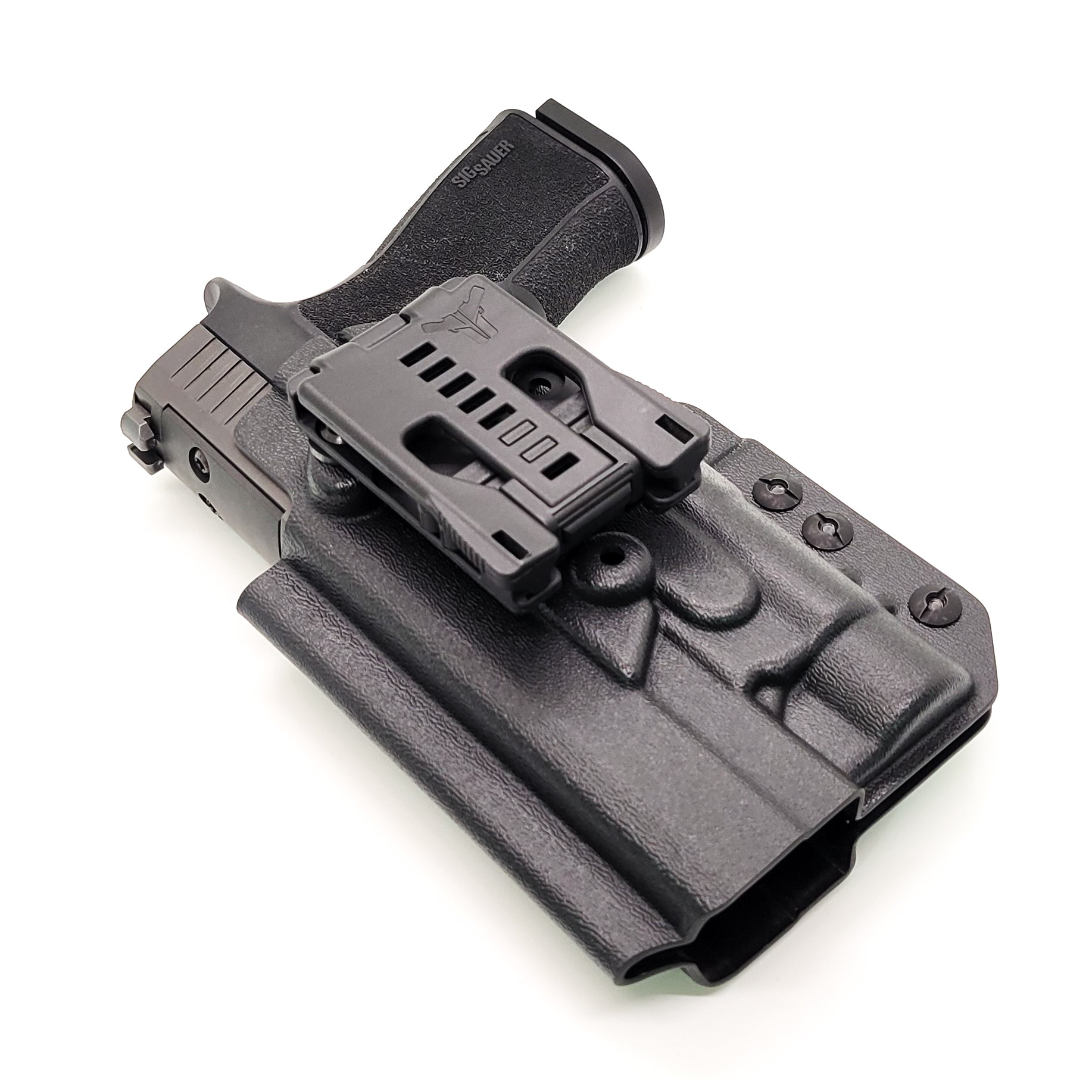 For the best Outside Waistband OWB Kydex Holster for the Sig Sauer P320-XTEN Comp with the Streamlight TLR-1 or TLR-1 HL shop Four Brothers 4BROS Holsters. 