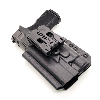 For the best Outside Waistband OWB Kydex Holster for the Sig Sauer P320-XTEN Comp with the Streamlight TLR-1 or TLR-1 HL shop Four Brothers 4BROS Holsters. 