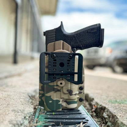 For the best Outside Waistband OWB Kydex Holster for the Sig Sauer P320-XTEN Comp with the Streamlight TLR-1 or TLR-1 HL shop Four Brothers 4BROS Holsters. 