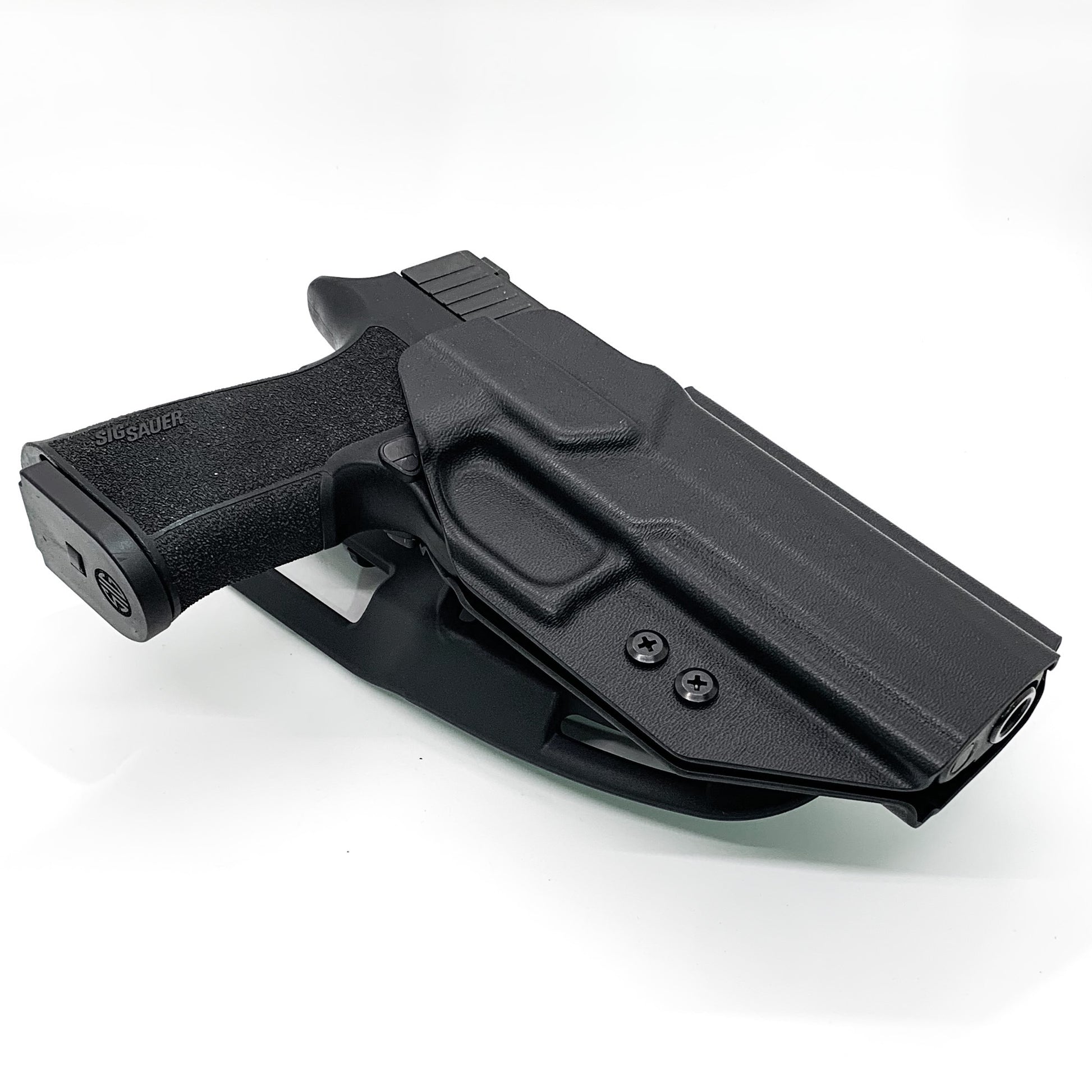 For the best, Outside Waistband OWB Sig Sauer 10MM P320-XTEN with the GoGun USA Gas Pedal Duty & Competition Style Kydex Holster, shop Four Brothers Holsters. 
