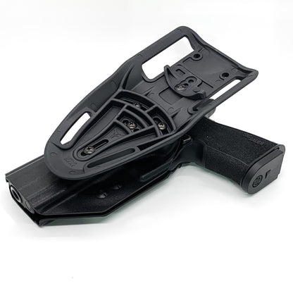 For the best, Outside Waistband OWB Sig Sauer 10MM P320-XTEN with the GoGun USA Gas Pedal Duty & Competition Style Kydex Holster, shop Four Brothers Holsters. 