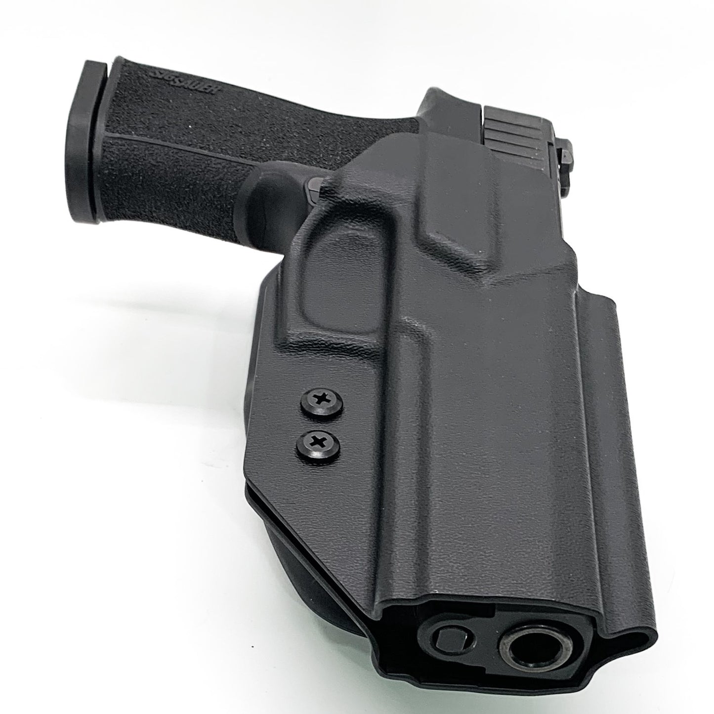 For the best, Outside Waistband OWB Sig Sauer 10MM P320-XTEN with the GoGun USA Gas Pedal Duty & Competition Style Kydex Holster, shop Four Brothers Holsters. 