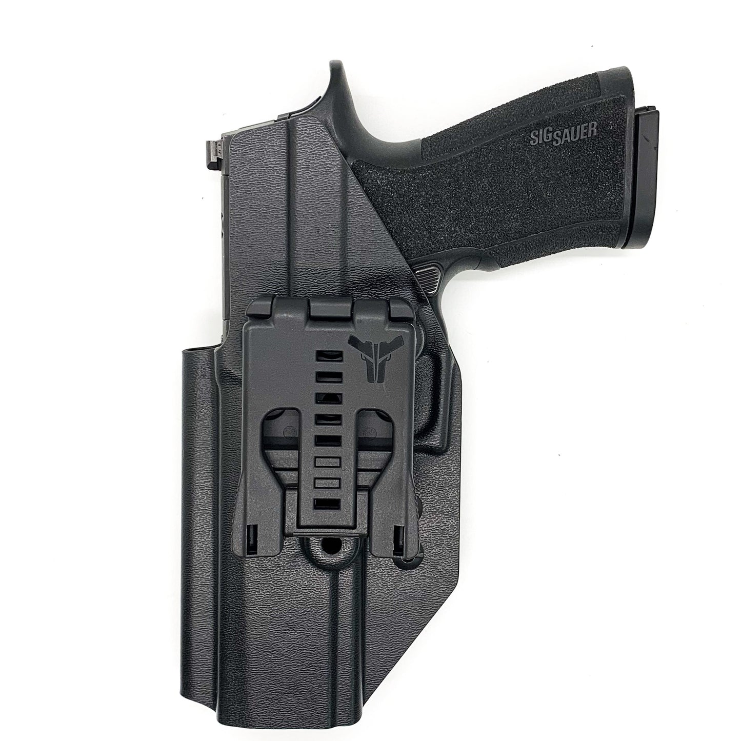 For the best, Outside Waistband OWB Kydex Holster designed to fit the Sig Sauer P320-XTEN 10MM handgun, shop Four Brothers Holsters.  Full sweat guard, adjustable retention, open muzzle, cleared for red dot sights.  Proudly made in the USA for veterans and law enforcement. 10 MM P320 XTEN, P320 X Ten or P 320  XTEN.