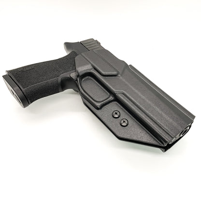 For the best, Outside Waistband OWB Kydex Holster designed to fit the Sig Sauer P320-XTEN 10MM handgun, shop Four Brothers Holsters.  Full sweat guard, adjustable retention, open muzzle, cleared for red dot sights.  Proudly made in the USA for veterans and law enforcement. 10 MM P320 XTEN, P320 X Ten or P 320  XTEN.