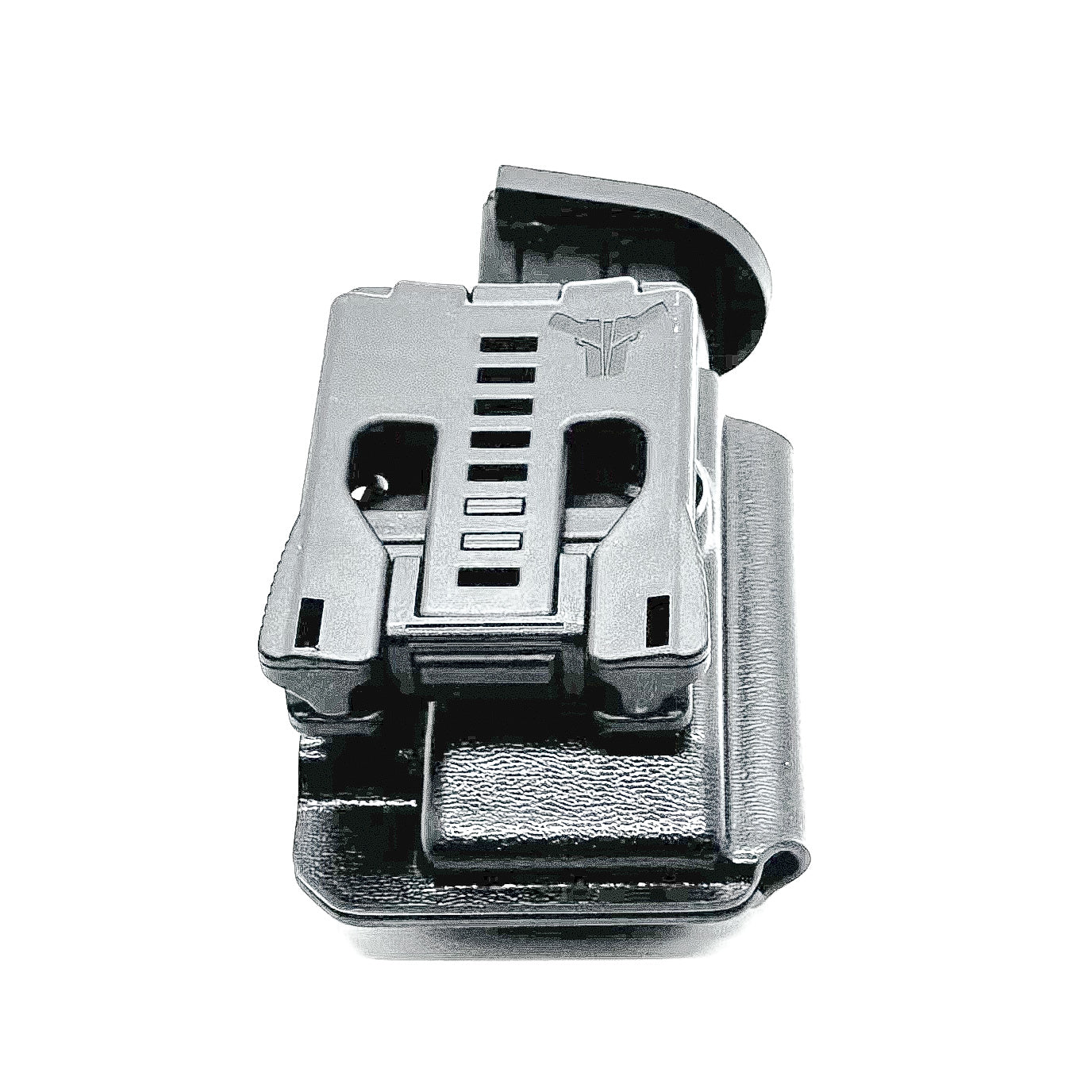 Bllack OWB Outside Waistband Kydex Magazine Carrier, Holster, or Pouch for the Sig Sauer P320-XTEN 10mm Magazine from Four Brothers 4BROS Holsters. 
