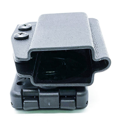 For the Best OWB Outside Waistband Kydex Magazine Pouch designed to fit the Sig Sauer P320-XTEN 10mm Magazine, shop Four Brothers Holsters. Suitable for belt widths of 1 1/2", 1 3/4". 2" & 2 1/2" Adjustable retention and cant outside waist carrier holster. Will allow bullets forward & bullets back orientation. X10 X Ten