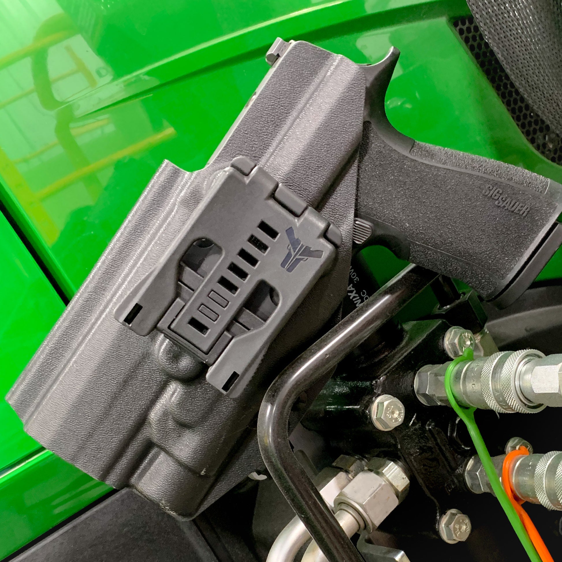 For the best Outside Waistband OWB holster for the Sig Sauer 10MM P320-XTEN, Streamlight TLR-1 or TLR-1 HL & GoGunsUSA Gas Pedal, shop Four Brothers Holsters  