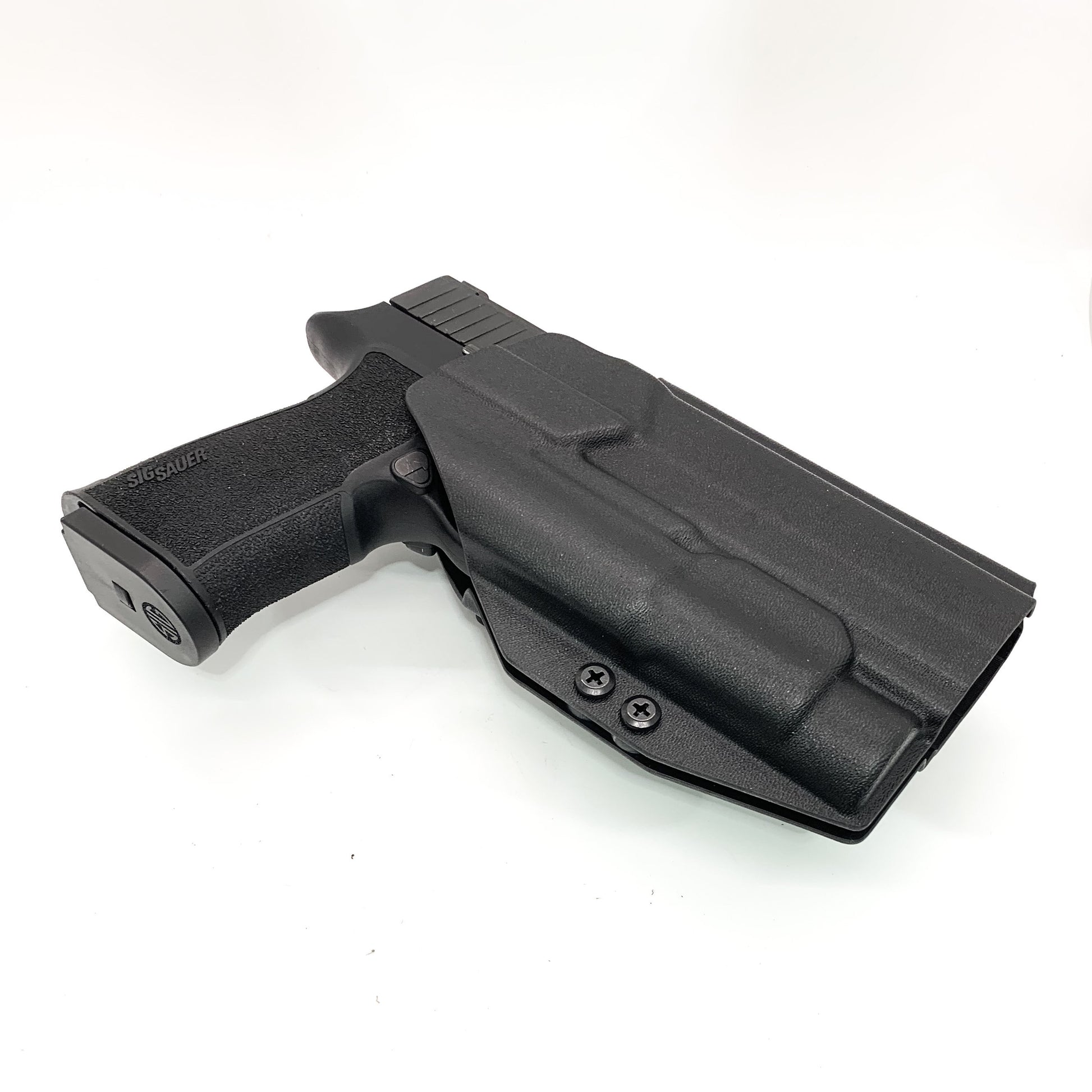 For the best Outside Waistband OWB holster for the Sig Sauer 10MM P320-XTEN, Streamlight TLR-1 or TLR-1 HL & GoGunsUSA Gas Pedal, shop Four Brothers Holsters  