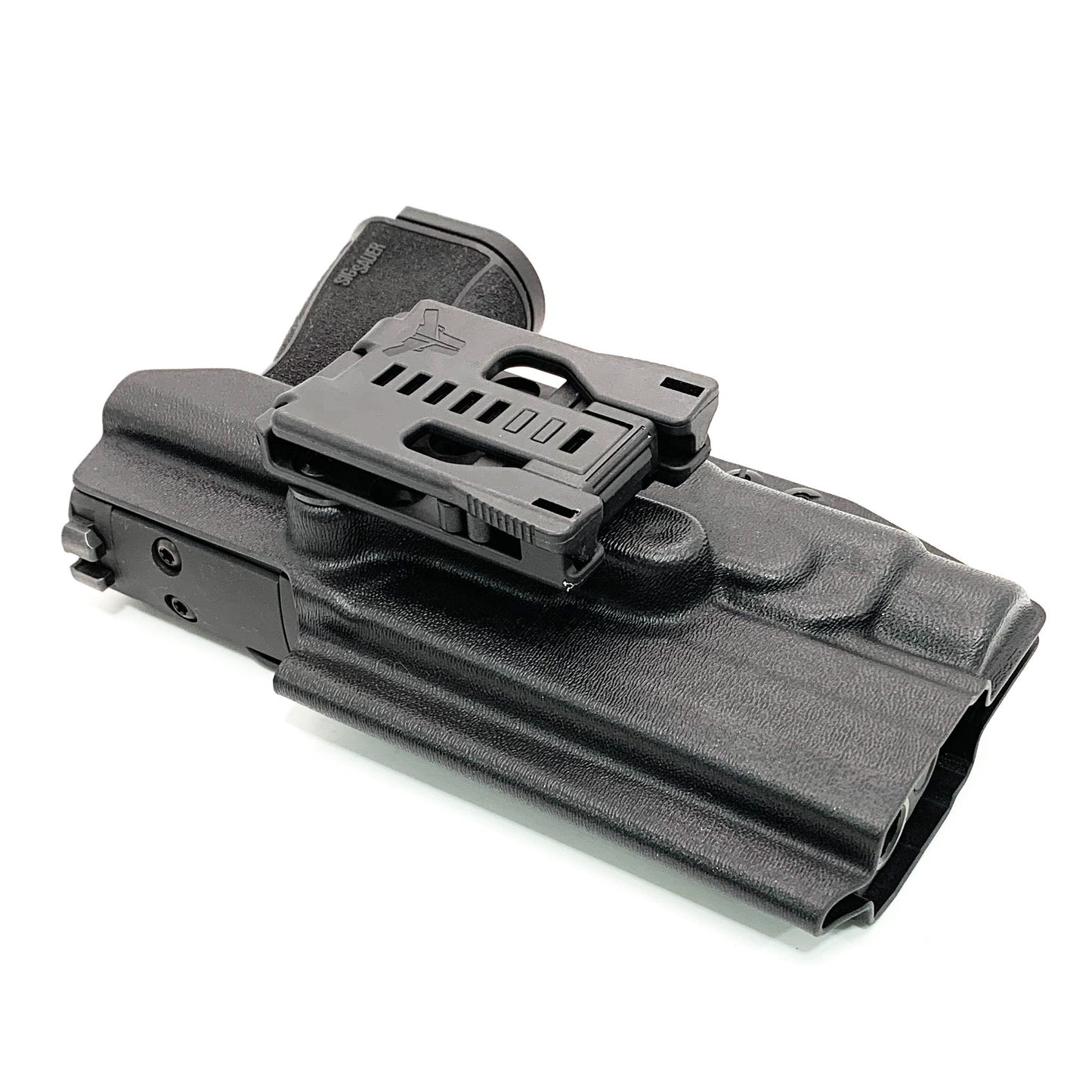 For the best Outside Waistband OWB holster for the Sig Sauer 10MM P320-XTEN, Streamlight TLR-1 or TLR-1 HL & GoGunsUSA Gas Pedal, shop Four Brothers Holsters  