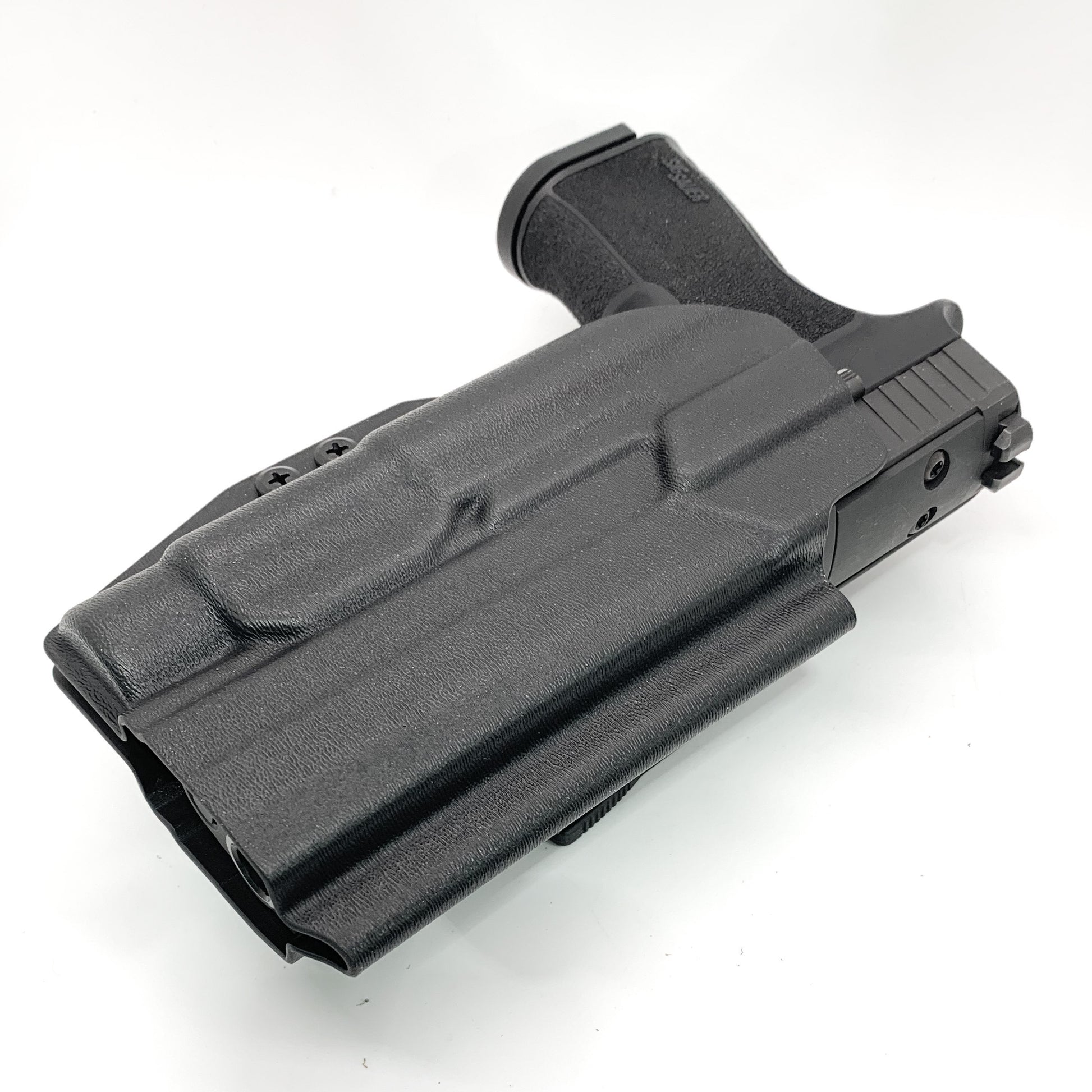 For the best Outside Waistband OWB holster for the Sig Sauer 10MM P320-XTEN, Streamlight TLR-1 or TLR-1 HL & GoGunsUSA Gas Pedal, shop Four Brothers Holsters  