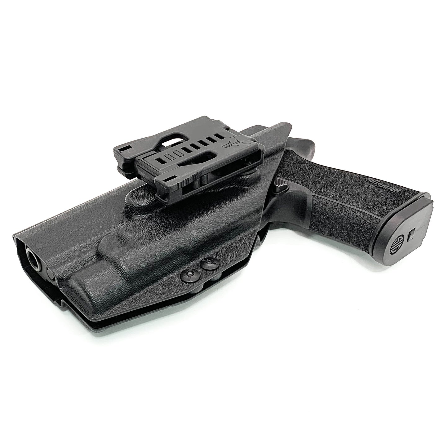 For the best Outside Waistband OWB holster for the Sig Sauer 10MM P320-XTEN, Streamlight TLR-1 or TLR-1 HL & GoGunsUSA Gas Pedal, shop Four Brothers Holsters  