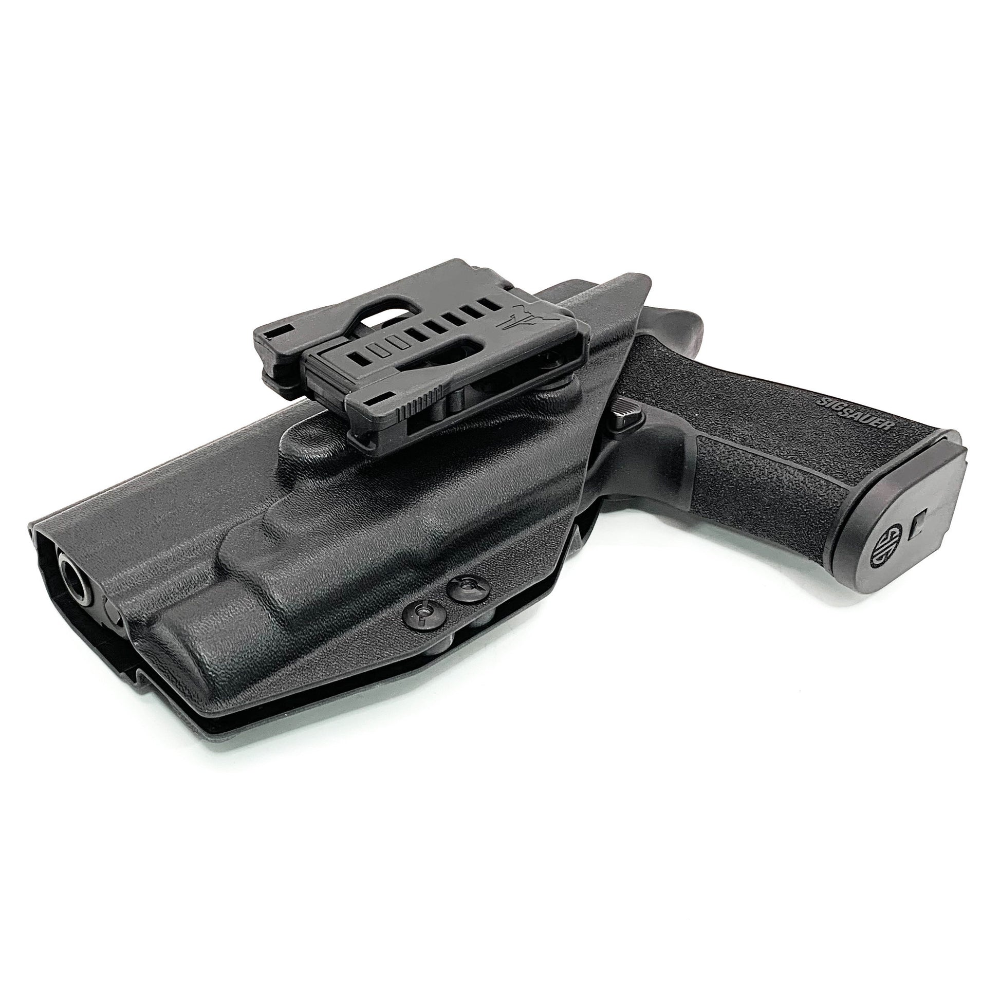 For the best Outside Waistband OWB holster for the Sig Sauer 10MM P320-XTEN, Streamlight TLR-1 or TLR-1 HL & GoGunsUSA Gas Pedal, shop Four Brothers Holsters  