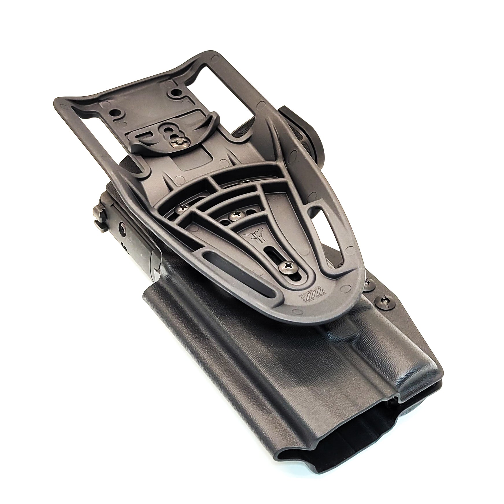 For the best OWB Sig Sauer 10MM P320-XTEN with the Surefire X-300U A or B & Align Tactical Thumb Rest Duty & Competition Holster, shop Four Brothers Holsters. 