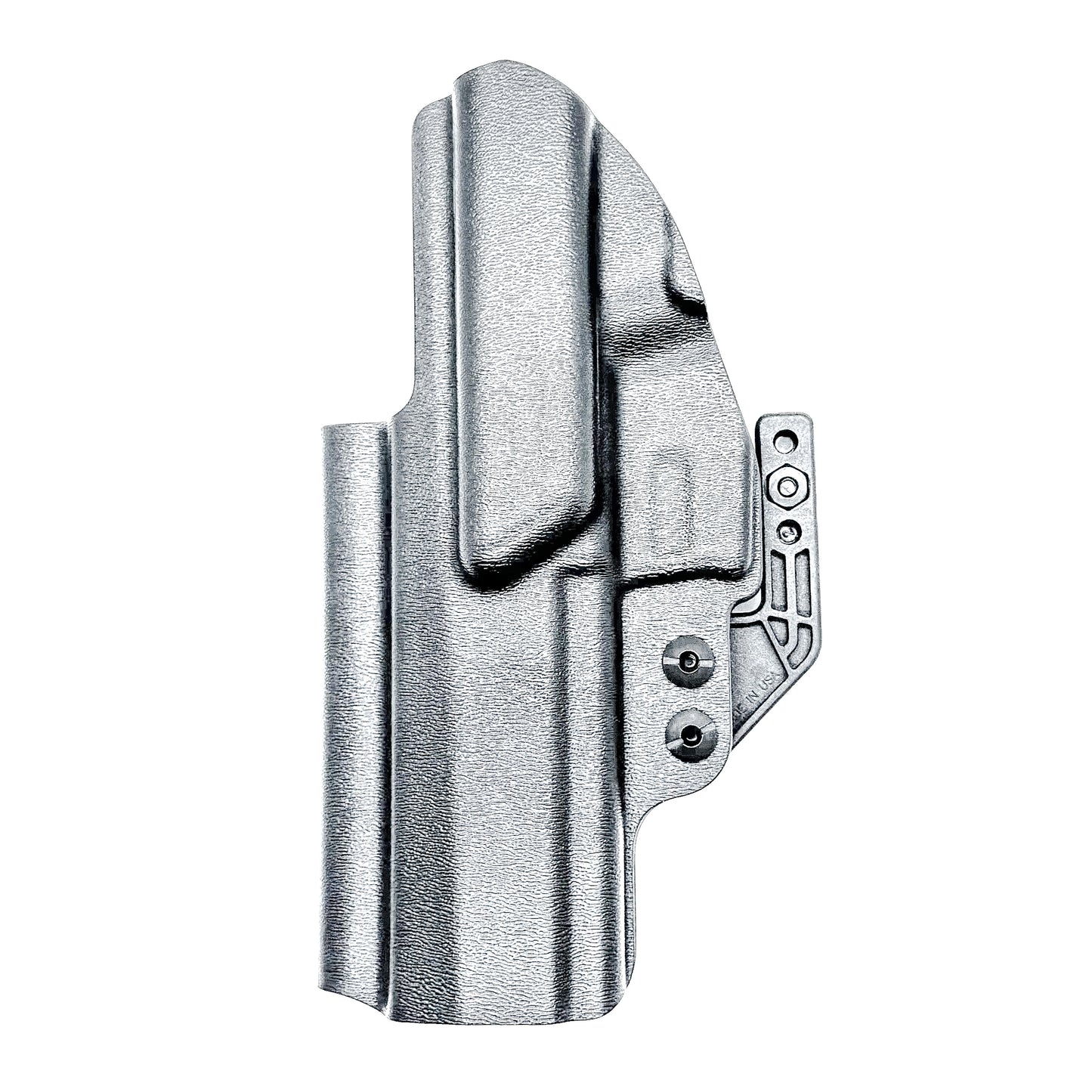 Inside Waistband Holster for the Sig Sauer P320 Full-Size, M17, M18, X-Five, X5, X-Carry & Align Tactical Thumb Rest shown in black with a DCC Monoblock clip and a modwing.