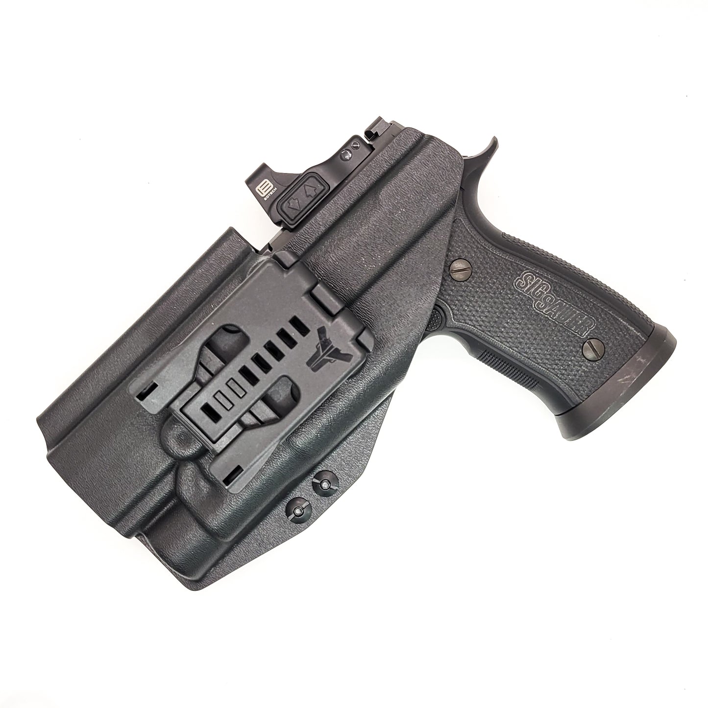 For the best OWB Holster for the P320 AXG and AXG Pro with Streamlight TLR-1 or TLR-1HL & Align Tactical Thumb Rest Takedown Lever, shop Four Brothers Holsters.