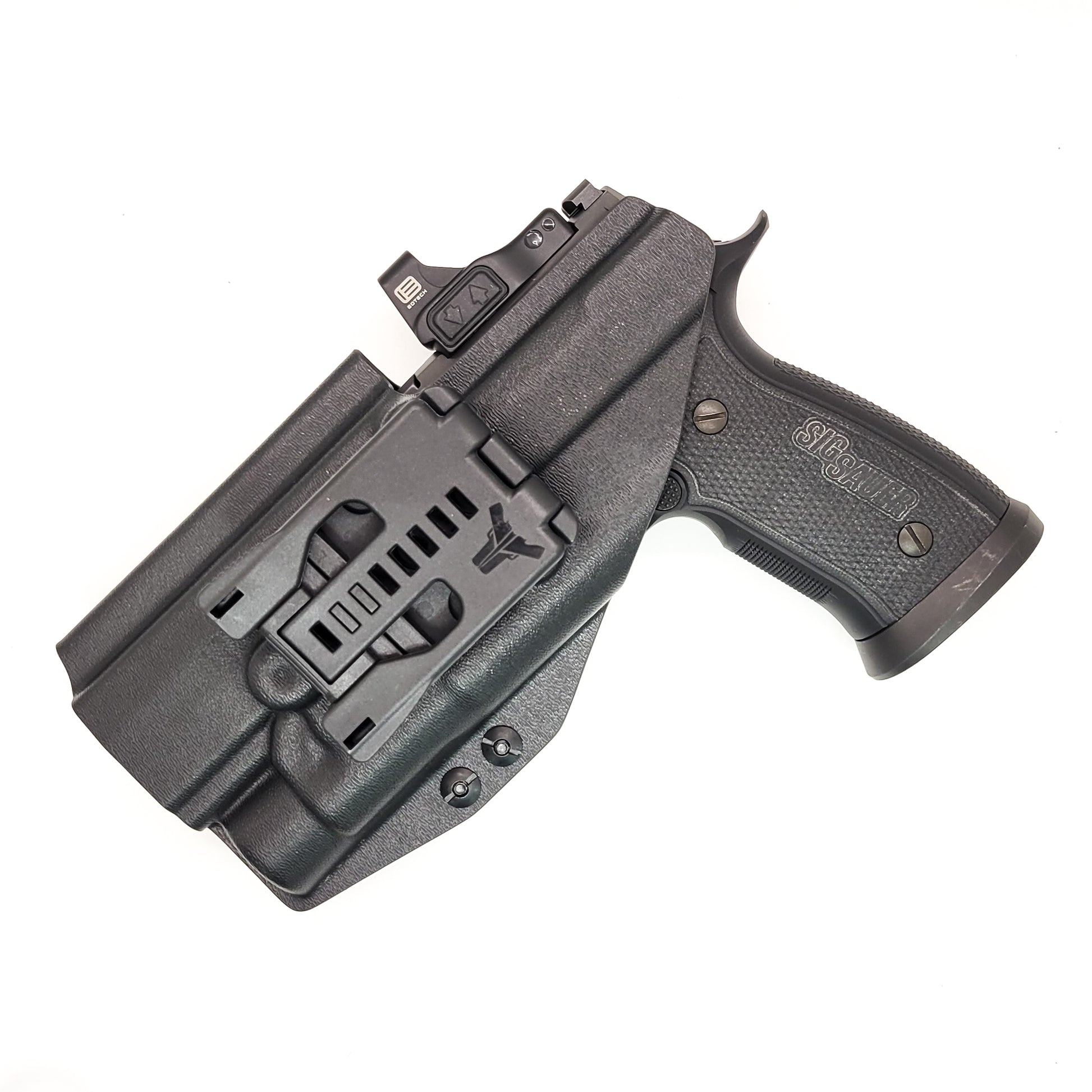 For the best OWB Holster for the P320 AXG and AXG Pro with Streamlight TLR-1 or TLR-1HL & Align Tactical Thumb Rest Takedown Lever, shop Four Brothers Holsters.