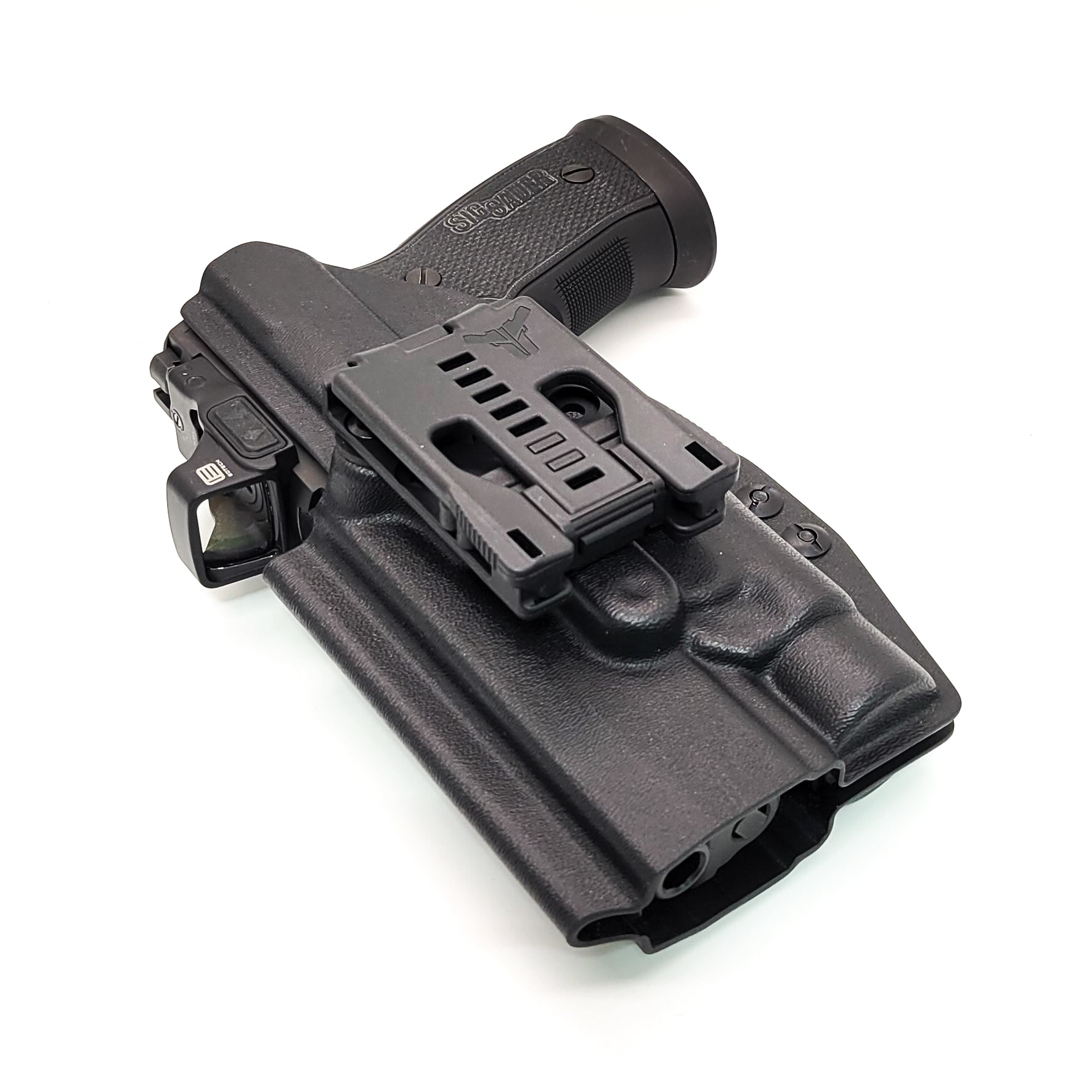 For the best OWB Holster for the P320 AXG and AXG Pro with Streamlight TLR-1 or TLR-1HL & Align Tactical Thumb Rest Takedown Lever, shop Four Brothers Holsters.