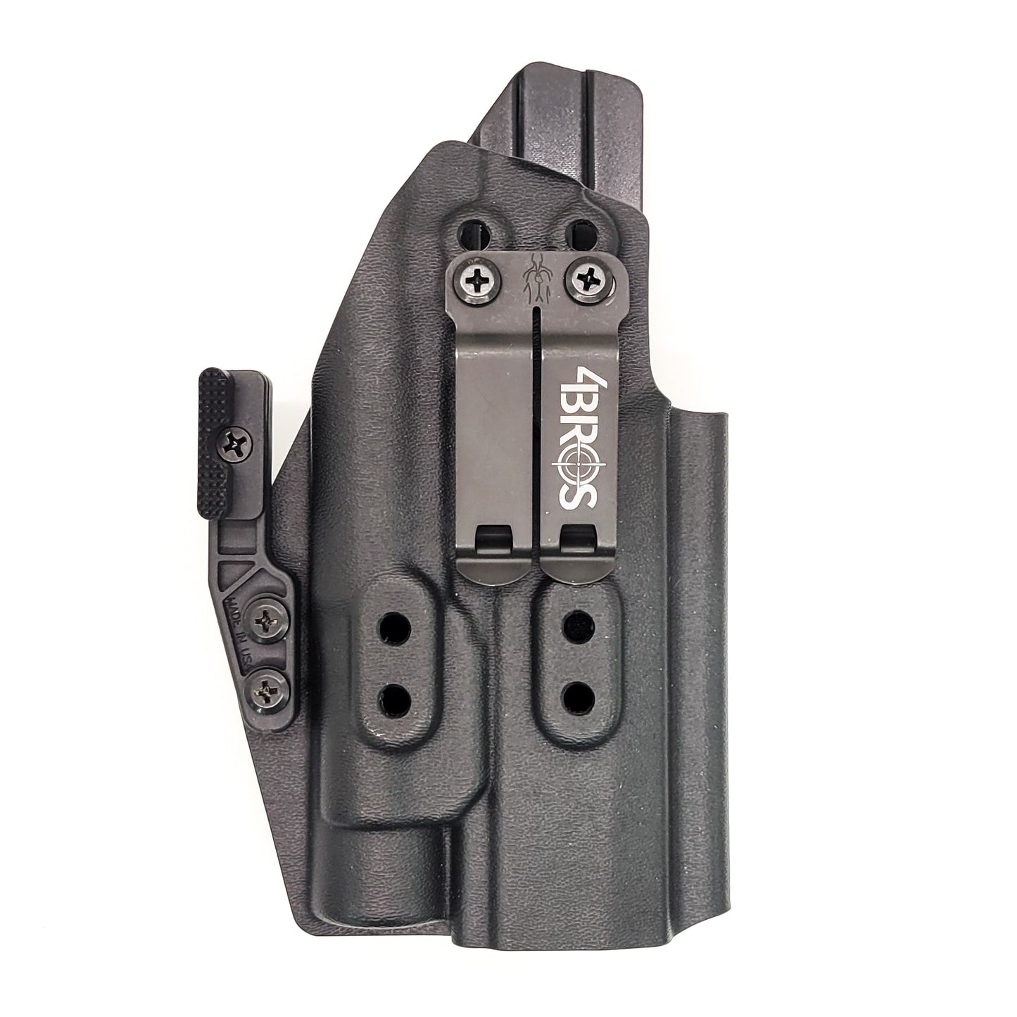 For the best IWB AIWB Inside Waistband Holster for the Sig Sauer P320 AXG pistols with the Streamlight TLR-1 or TLR-1 HL light, shop Four Brothers Holsters. 