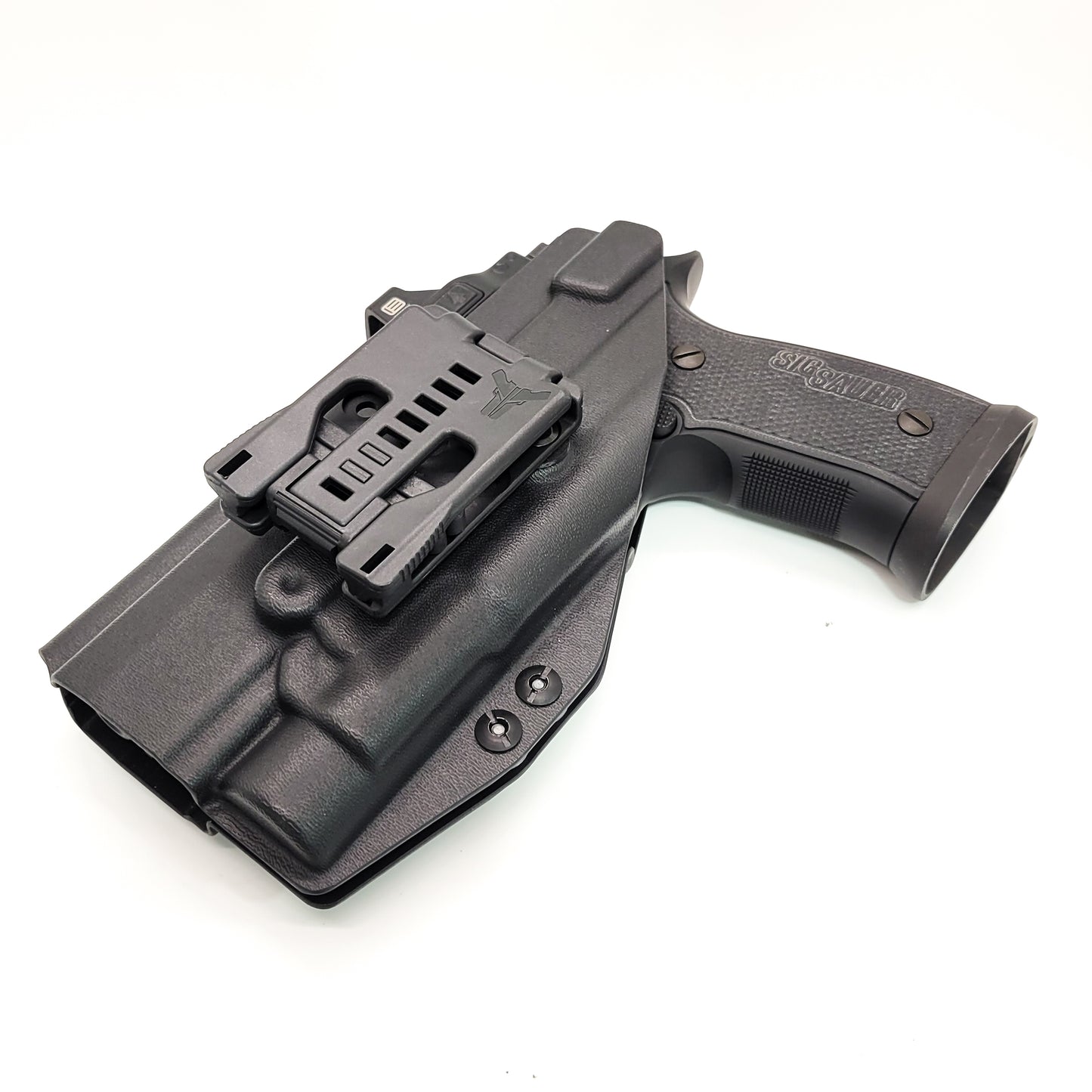 For the best OWB Outside Waistband Holster for the Sig Sauer P320 AXG & AXG Pro pistols & Streamlight TLR-1 or TLR-1 HL light, shop Four Brothers Holsters.