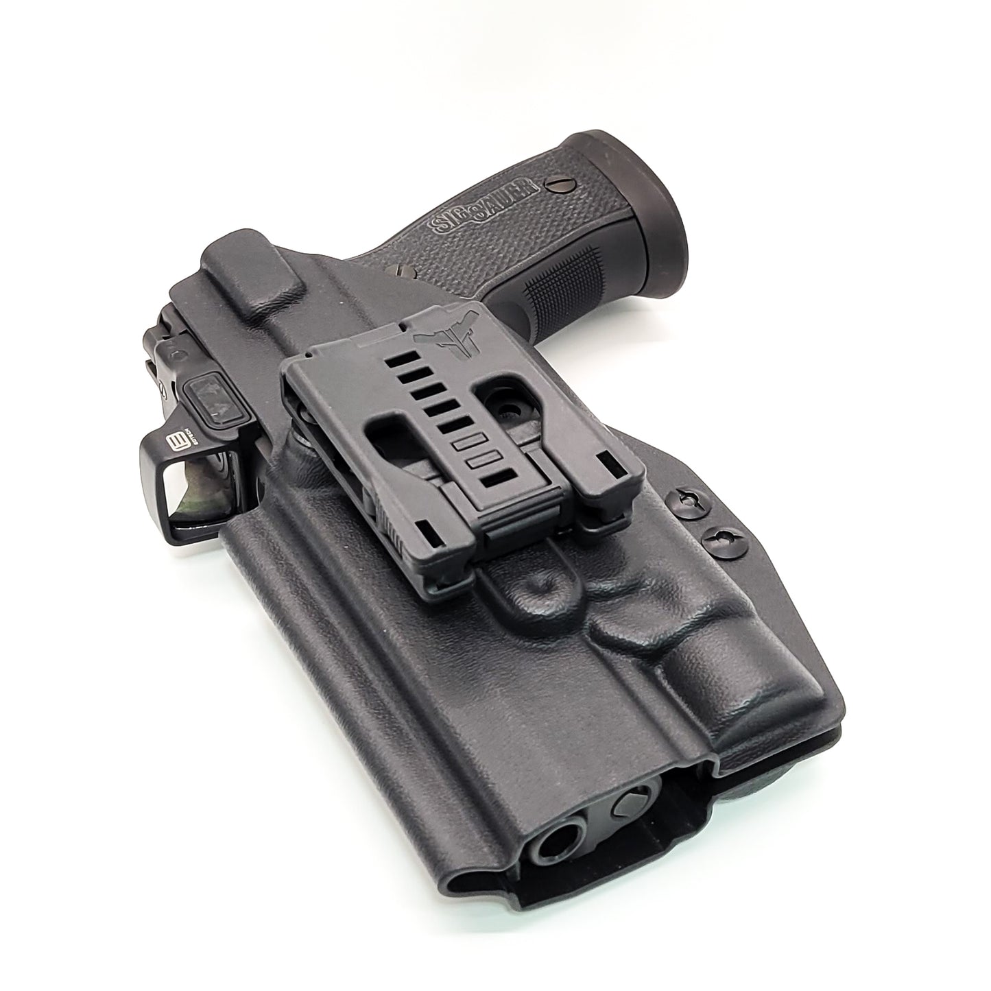 For the best OWB Outside Waistband Holster for the Sig Sauer P320 AXG & AXG Pro pistols & Streamlight TLR-1 or TLR-1 HL light, shop Four Brothers Holsters.