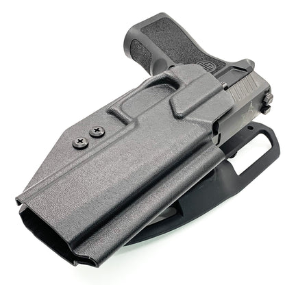 For the best, Outside Waistband Sig P320 & Align Tactical Thumb Rest Takedown Lever installed Duty & Competition Kydex Holster, shop Four Brothers Holsters. 