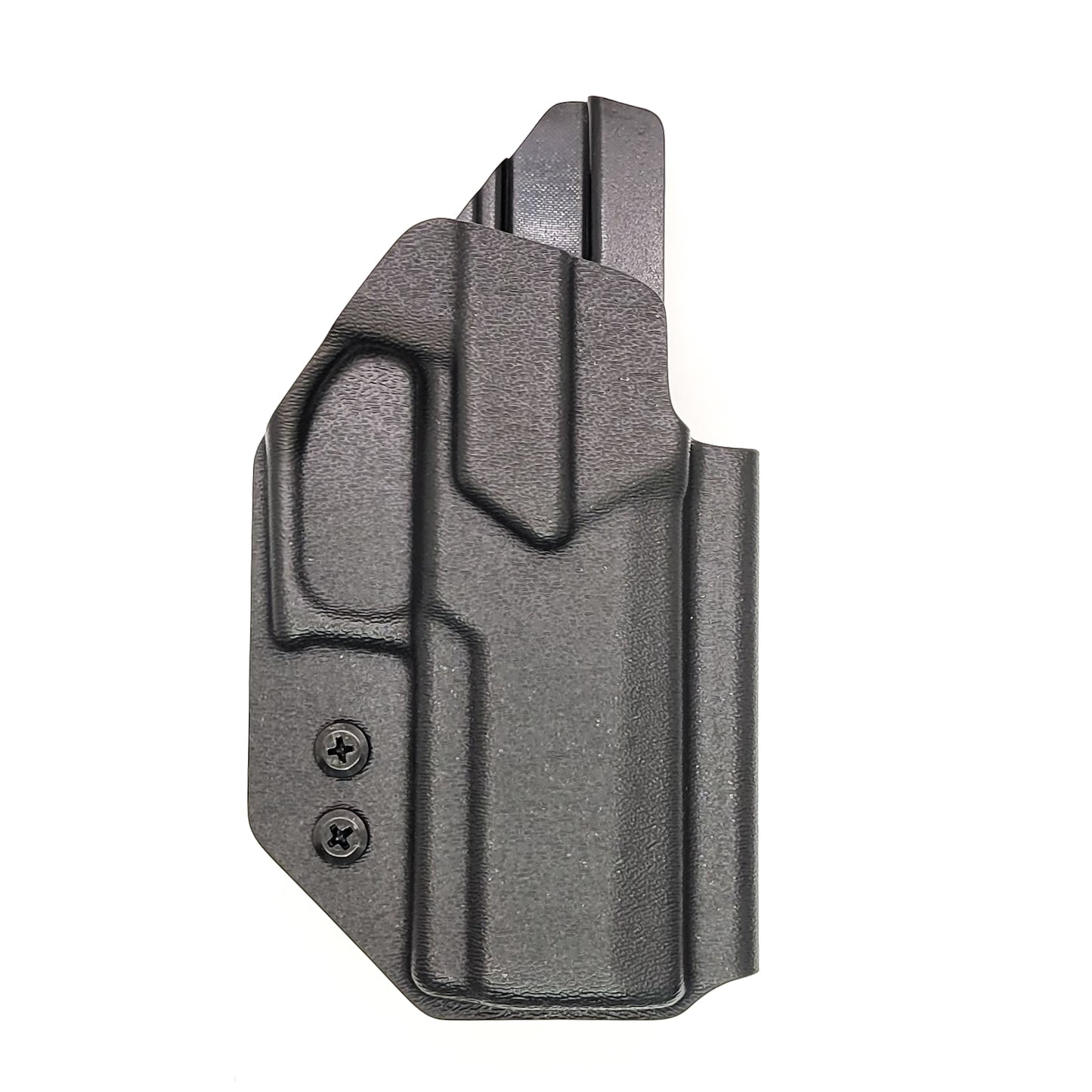 For the best OWB Outside Waistband Kydex Thermoplastic Holster designed to fit the Sig Sauer P320 Carry, Compact, and M18 pistols and Wilson Combat Carry grip module, shop Four Brothers Holsters. Retention is easily adjustable. Profile cut for red dot sights. Made in the USA by law enforcement and military veterans. 