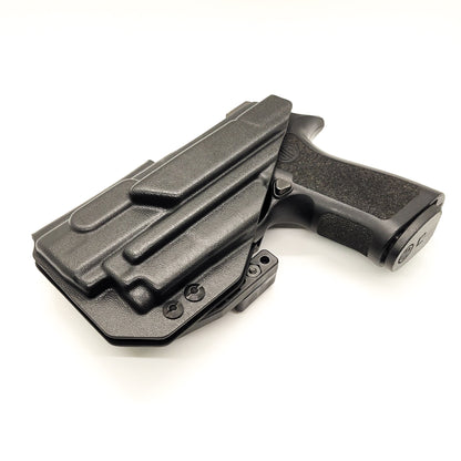 For the best IWB Inside waistband holster for Sig Sauer P320  Compact, Carry, or M18 & Olight PL-Mini 2 with GoGun USA Gas Pedal, shop Four Brothers holsters. 
