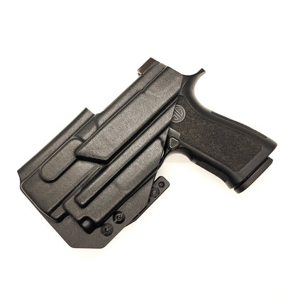 For the best IWB Inside waistband holster for Sig Sauer P320  Compact, Carry, or M18 & Olight PL-Mini 2 with GoGun USA Gas Pedal, shop Four Brothers holsters. 