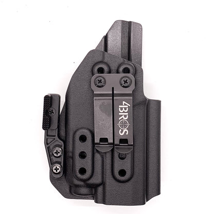 For the best Inside Waistband Holster for Sig Sauer P320 Compact/Carry & Streamlight TLR-7 X or A & Align Tactical Thumb Rest shop Four Brothers holsters. 