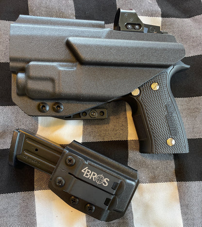 For the best Inside Waistband  Holster for the Sig Sauer P320 Compact, Carry & M18 & Streamlight TLR-7 X or A & GoGuns Gas Pedal shop Four Brothers holsters. 