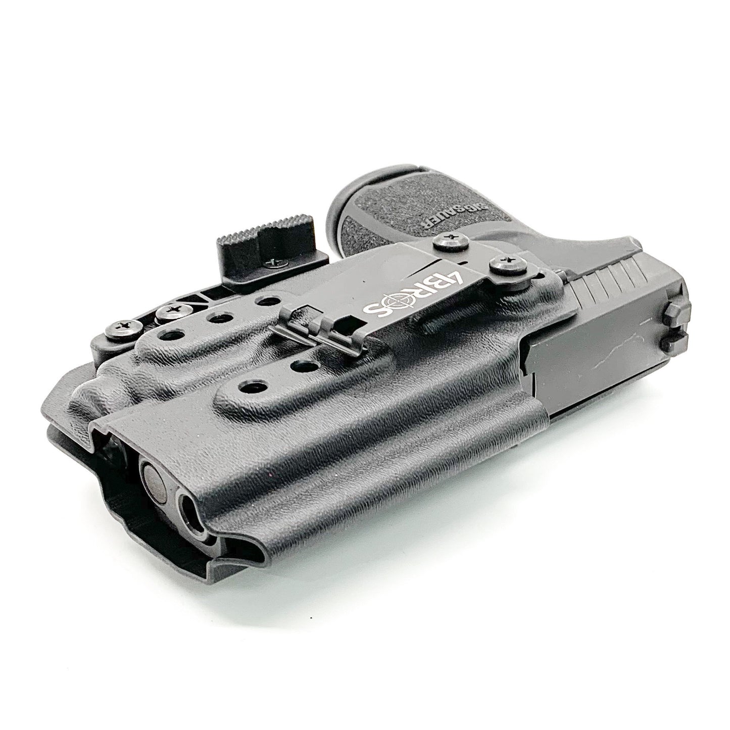 For the best Inside Waistband  Holster for the Sig Sauer P320 Compact, Carry & M18 & Streamlight TLR-7 X or A & GoGuns Gas Pedal shop Four Brothers holsters. 